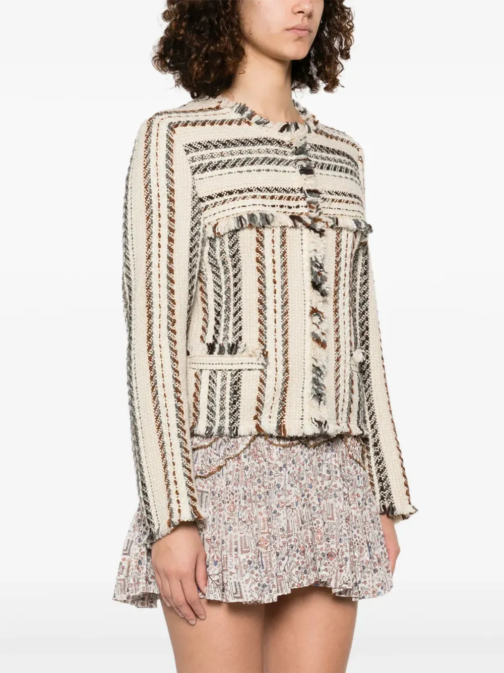 CompressionFit Izaria Jacket in Ecru