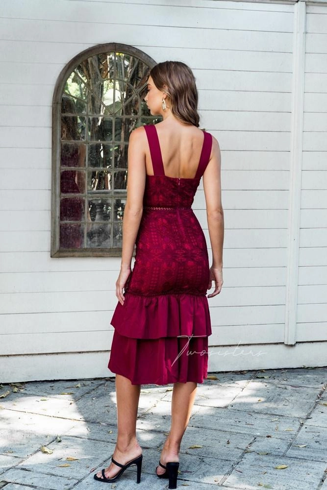 Izzy Dress - Red All-day style Hand-Wash