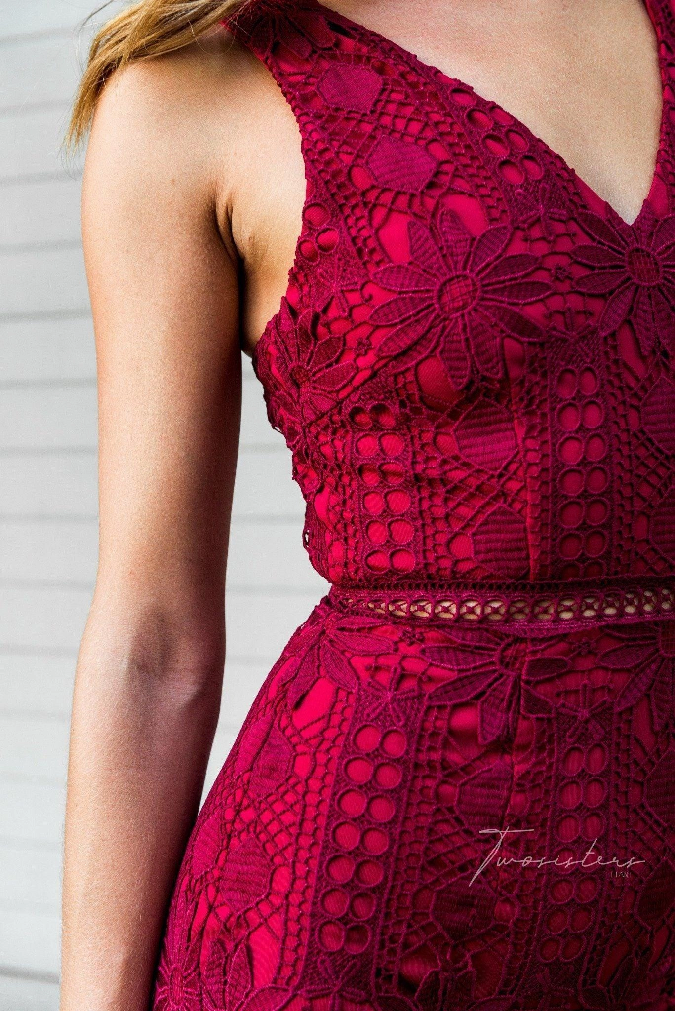 Natural Layers Izzy Dress - Red