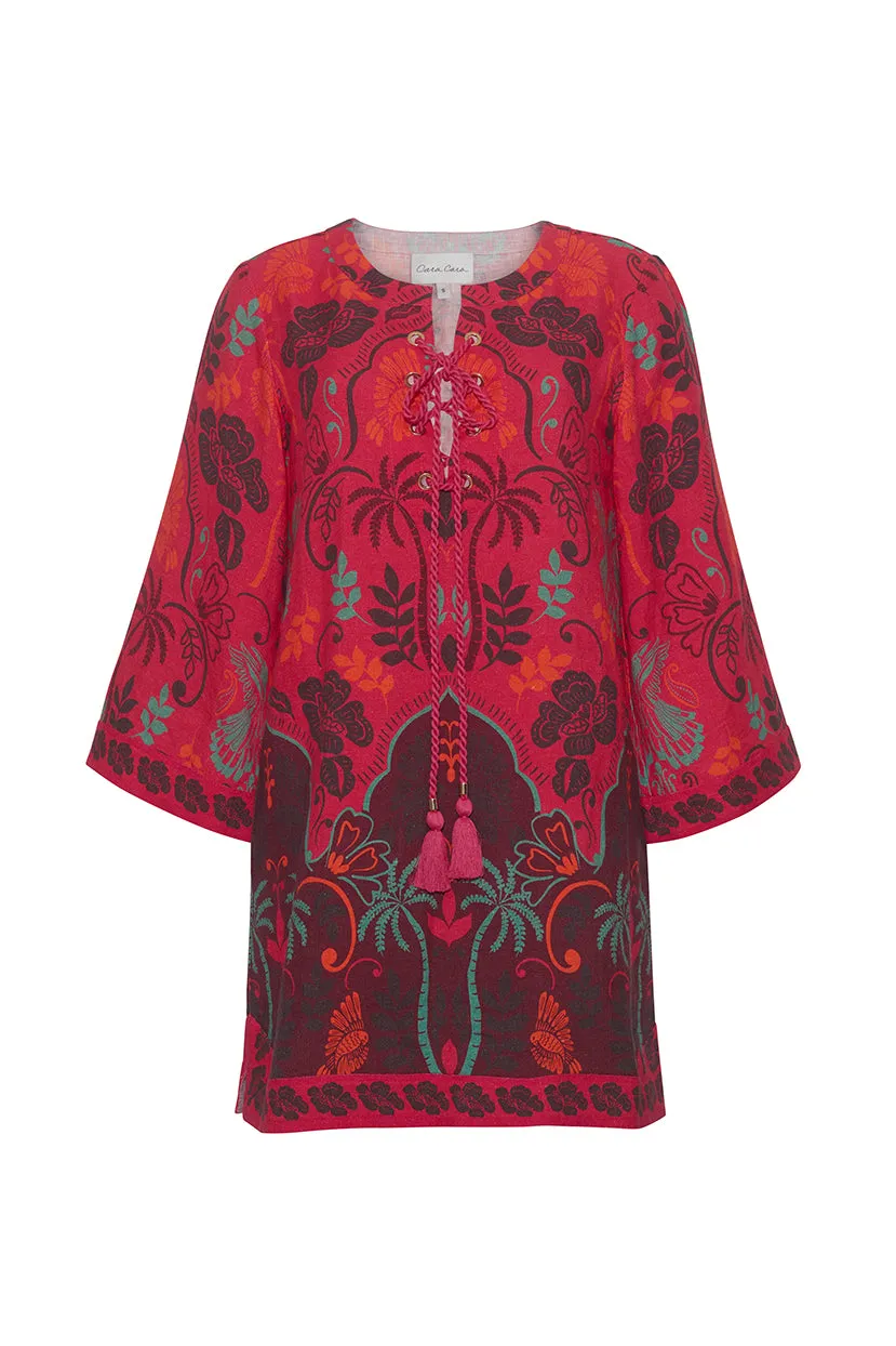 Jaipur Dress Bell-Sleeve Smooth Layering