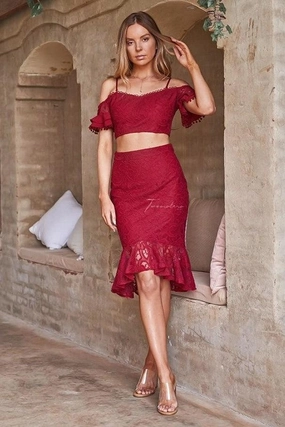 Janine Set - Red Trendy Vibes Everyday Layers