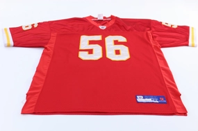 Eco Conscious Manufacturing Kansas City Chiefs Derrick Johnson #56 Reebok Football Jersey