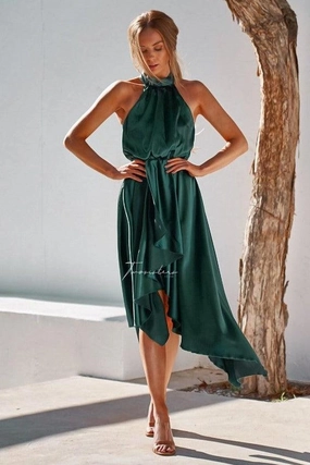 Kathleen Dress - Emerald Green Versatile Design