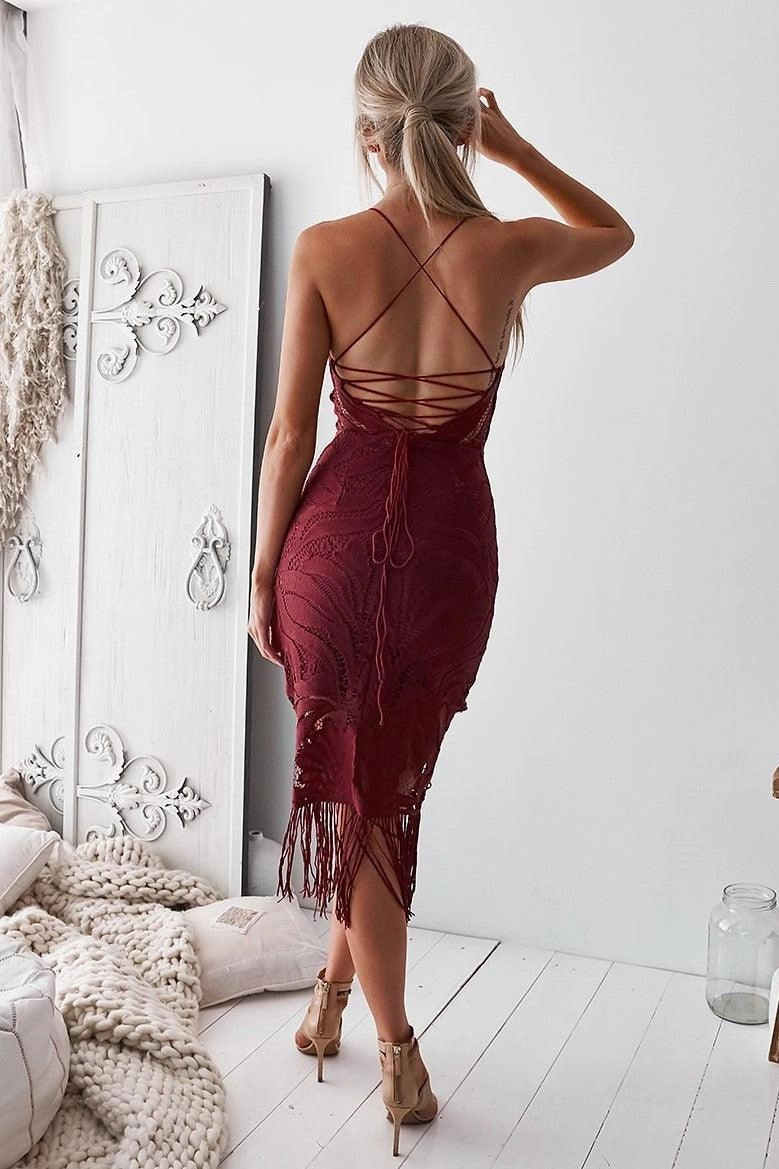 Khaleesi Dress - Rose Cozy Cut