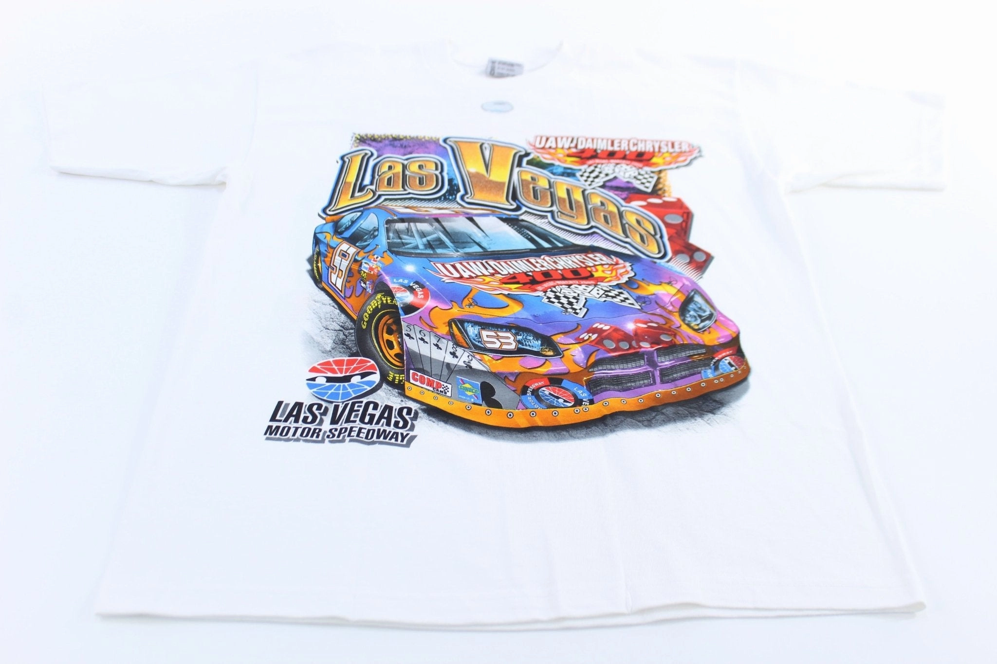 Las Vegas Motor Speedway UAW-Daimler Chrysler Graphic T-Shirt UltraSoftBrushedInterior