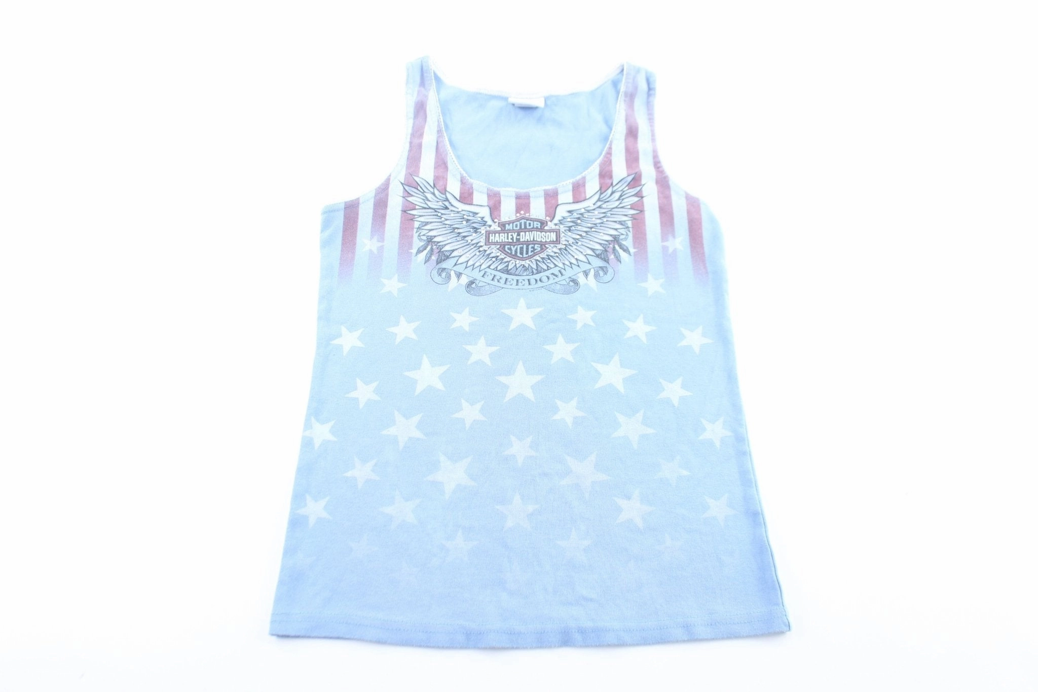 Action Fit Easy Fit Wear Women's Harley Davidson Motorcycles Freedom St. Louis, Missouri Tank Top