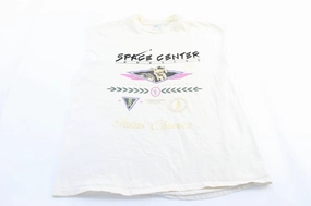 90's Space Center Houston Graphic Tank Top Moisture Management Technology