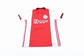 Ultra lightweight Sweat Control Ajax Amsterdam Embroidered Logo Red & White #13 Soccer Jersey