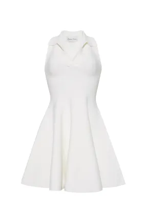 Golden Scene Satin Fabric Braylee Mini Dress