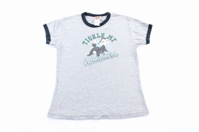 Non Restrictive Cut Durable Style Women's 2004 Looney Tunes Tickle My Whiskers T-Shirt