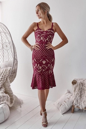 Daily Essential Ella Dress - Red