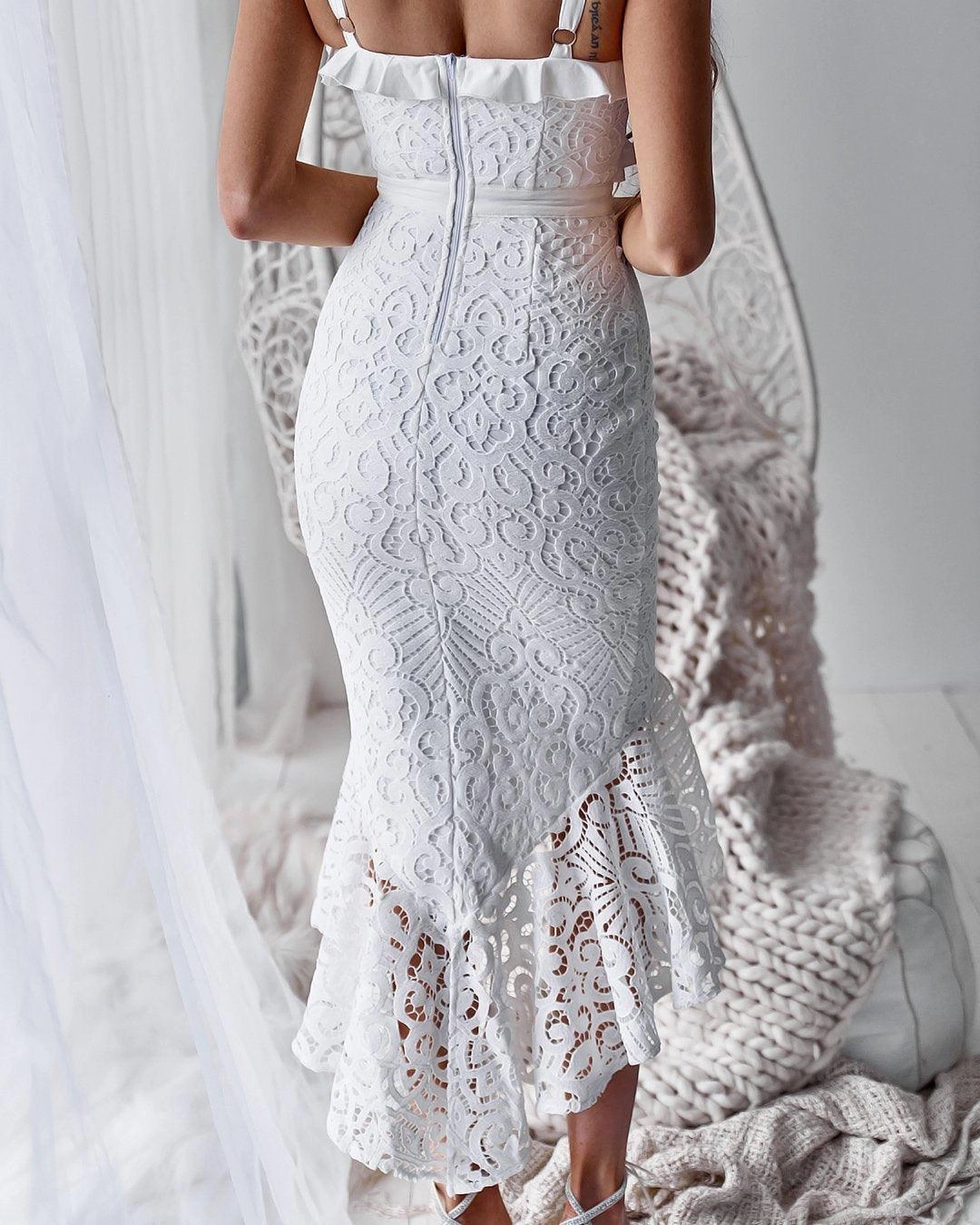 Leanne Dress - White Weekend Feel