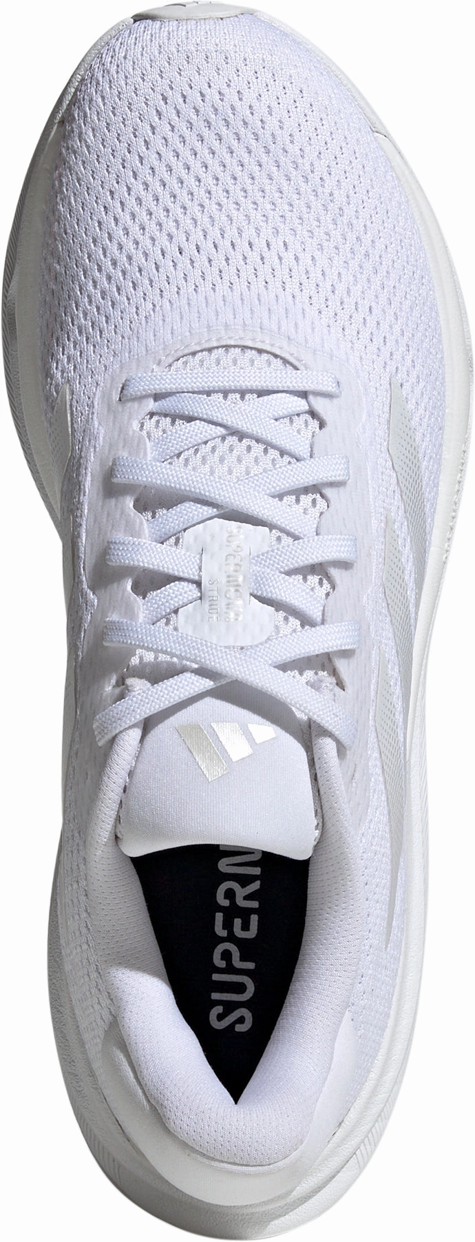 adidas Supernova Stride Womens Running Shoes - White Thermal Regulating Liner running in a rainforest area shoes