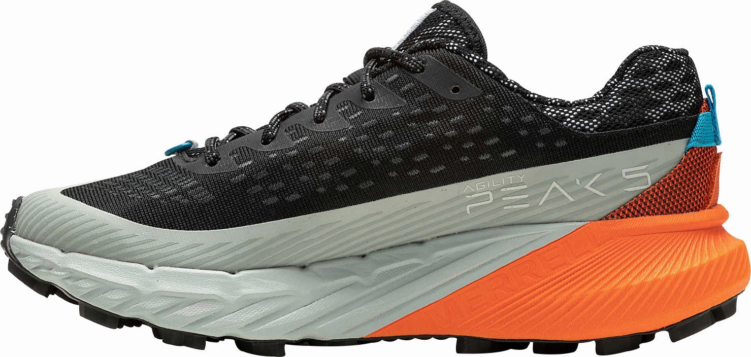 Merrell Agility Peak 5 Womens Trail Running Shoes - Black outdoor adventurers