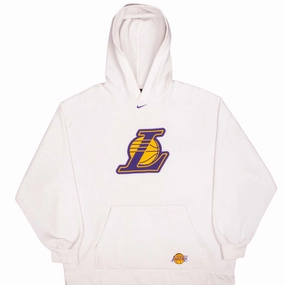 City Cool VINTAGE NIKE NBA LOS ANGELES LAKERS CENTER SWOOSH HOODIE SWEATSHIRT 1990S SZ 2XL