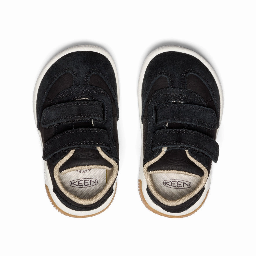 Roll Hike Sleek Build Toddlers' KNX T-Toe Sneaker  |  Black/Star White