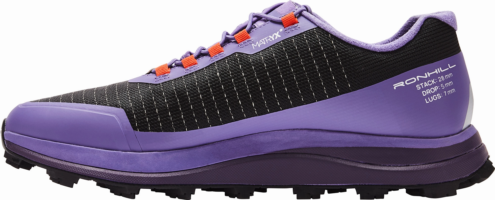 Ronhill Reverence Womens Trail Running Shoes - Purple rigid - upper shoes Micro Groove Traction