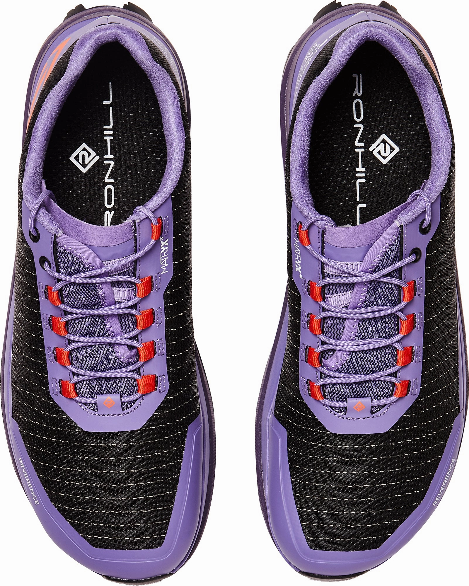 Ronhill Reverence Womens Trail Running Shoes - Purple fluorescent - colored running shoes water - proof