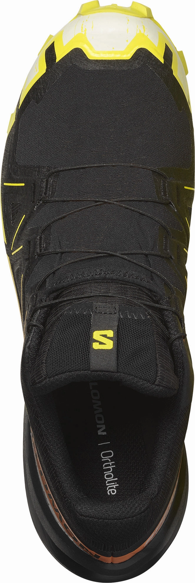 Salomon Speedcross 6 GORE-TEX Mens Trail Running Shoes - Black Snug Collar early morning run