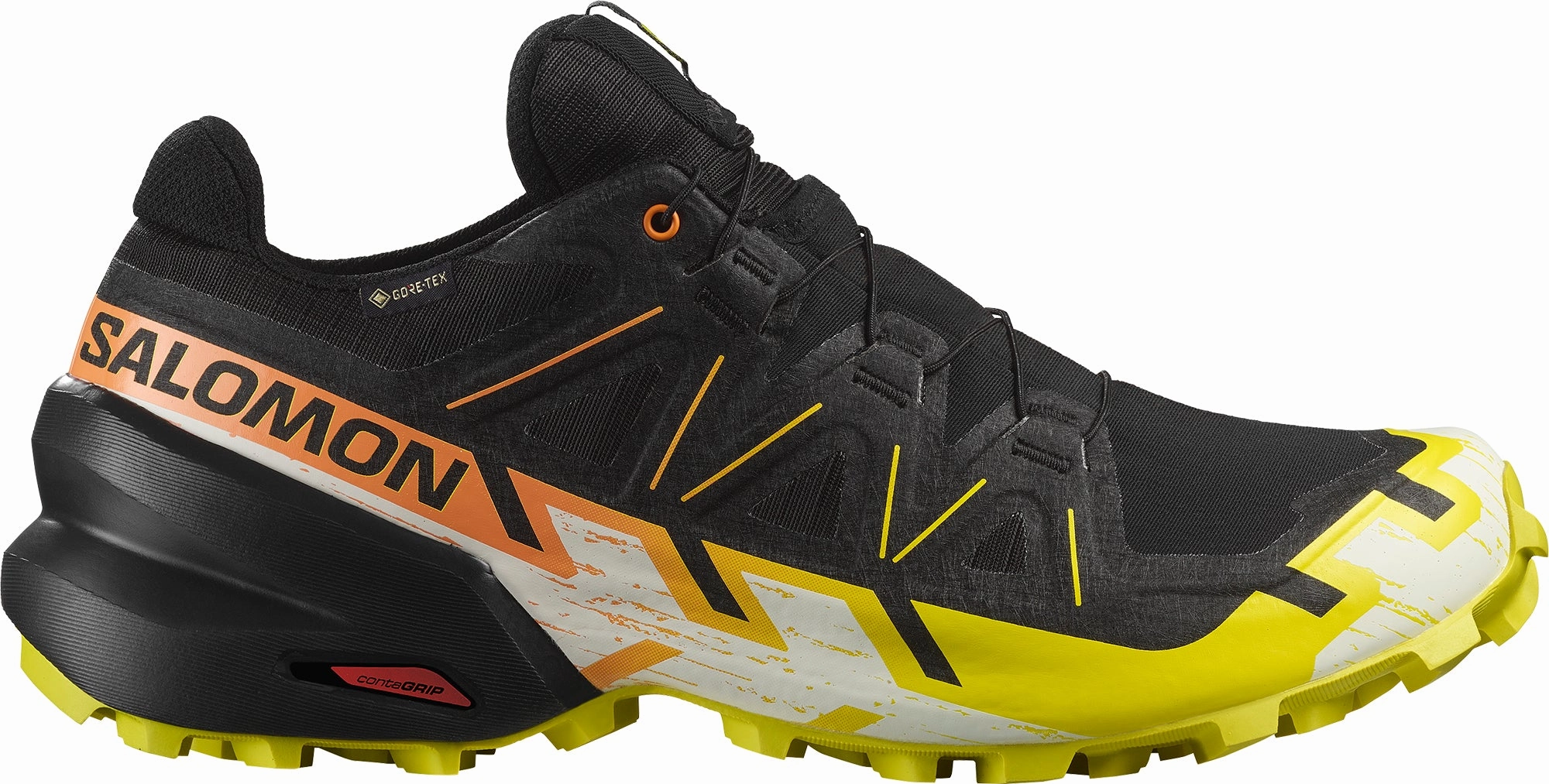 Salomon Speedcross 6 GORE-TEX Mens Trail Running Shoes - Black Temperature Regulating Tech