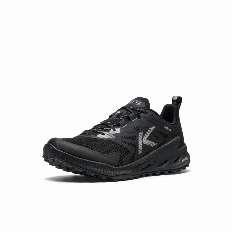 Men's Zionic NXT Waterproof Hiking Shoe  |  Triple Black sports On Trail