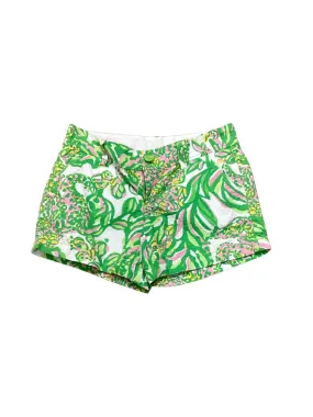 Lilly Pulitzer Women's Short Green 2 Erasable Crease