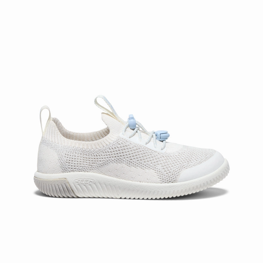 Little Kids' KNX Knit Sneaker  |  Star White/Skyway Drop Step