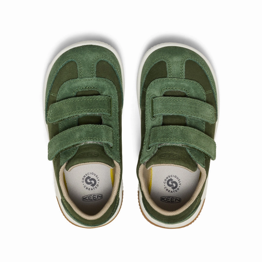 Little Kids' KNX T-Toe Sneaker  |  Bronze Green/Star White Jump Step