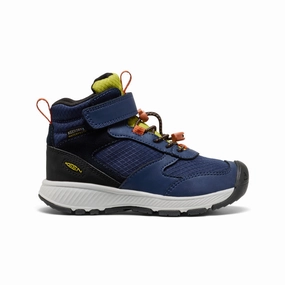 Little Kids' Skua Waterproof Boot  |  Naval Academy/Rogue Green Traction Outsole
