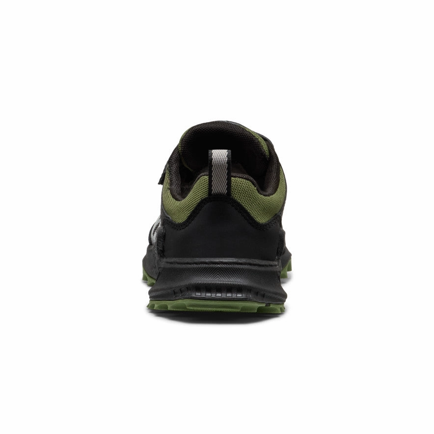 Little Kids' Zionic Waterproof Shoe  |  Black/Bronze Green Multi Directional Tread slim fit