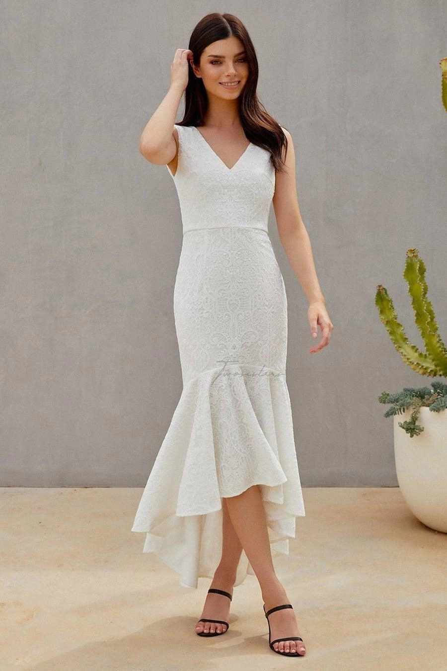 Lolita Dress - White Reversible-Style Stylish day dress