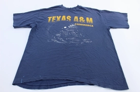 90's Texas A&M Commerce Football T-Shirt Comfy Vibe