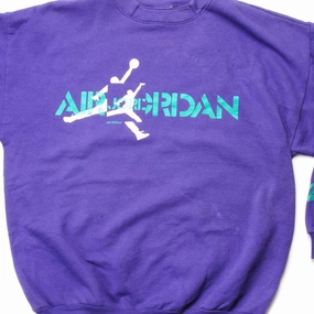 Breathable Layer product bow cuteness VINTAGE NIKE AIR JORDAN SWEATSHIRT 1987-EARLY 1990S SIZE MEDIUM