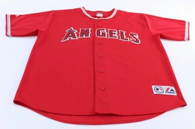 Los Angeles Angels Embroidered Majestic Baseball Jersey Athletic Outfit