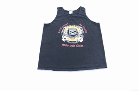 Quick Release Zipper Features Los Carnales La Familia Motorcycle Clubs Tank Top