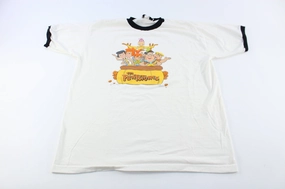 Classic Crew Neck 2002 The Flintstones Graphic T-Shirt