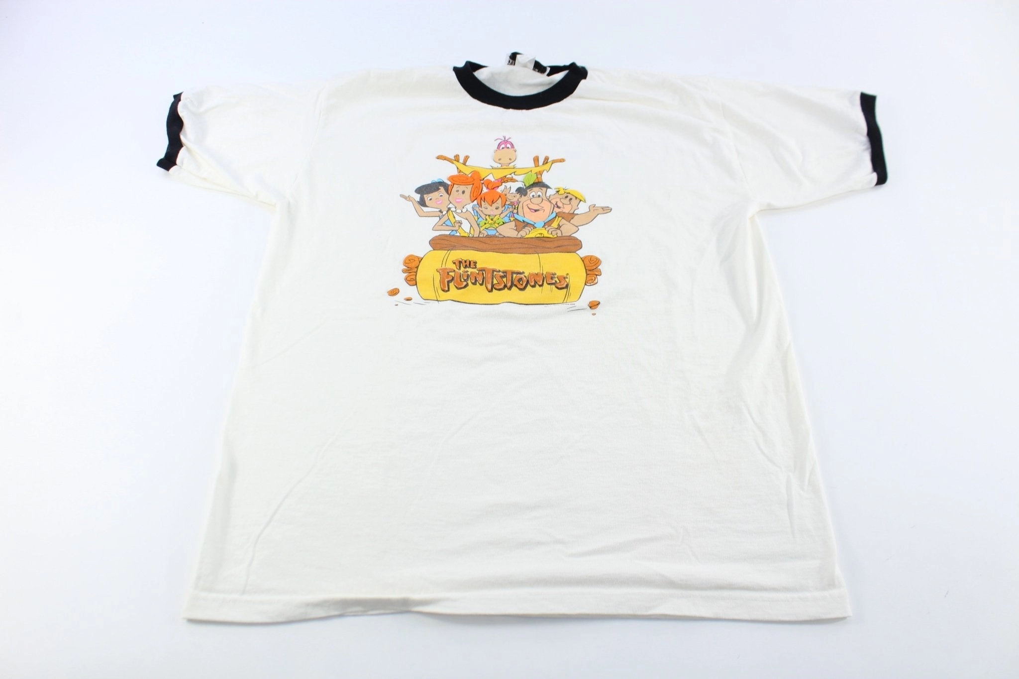 Classic Crew Neck 2002 The Flintstones Graphic T-Shirt