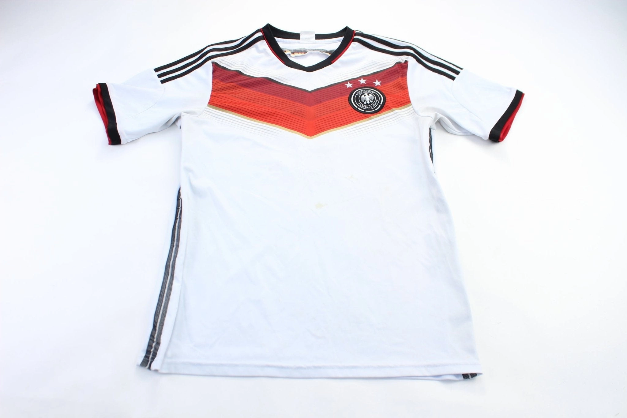 Quick Release Cuffs Fitted Look Youth German Soccer Jersey