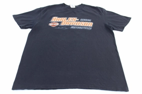 Relaxed Wear Sporty Layer Look Harley Davidson Motorcycles Elvis Presley Graphic T-shirt