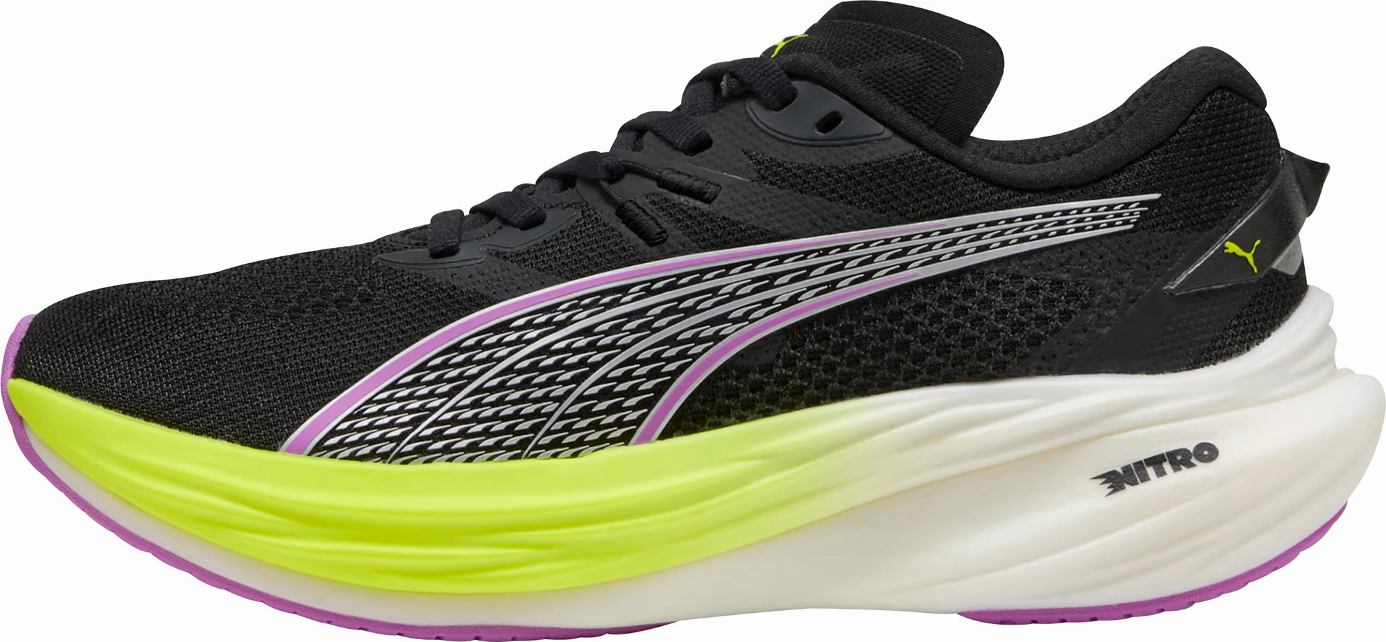 Puma Deviate Nitro 3 Womens Running Shoes - Black trendy running shoes