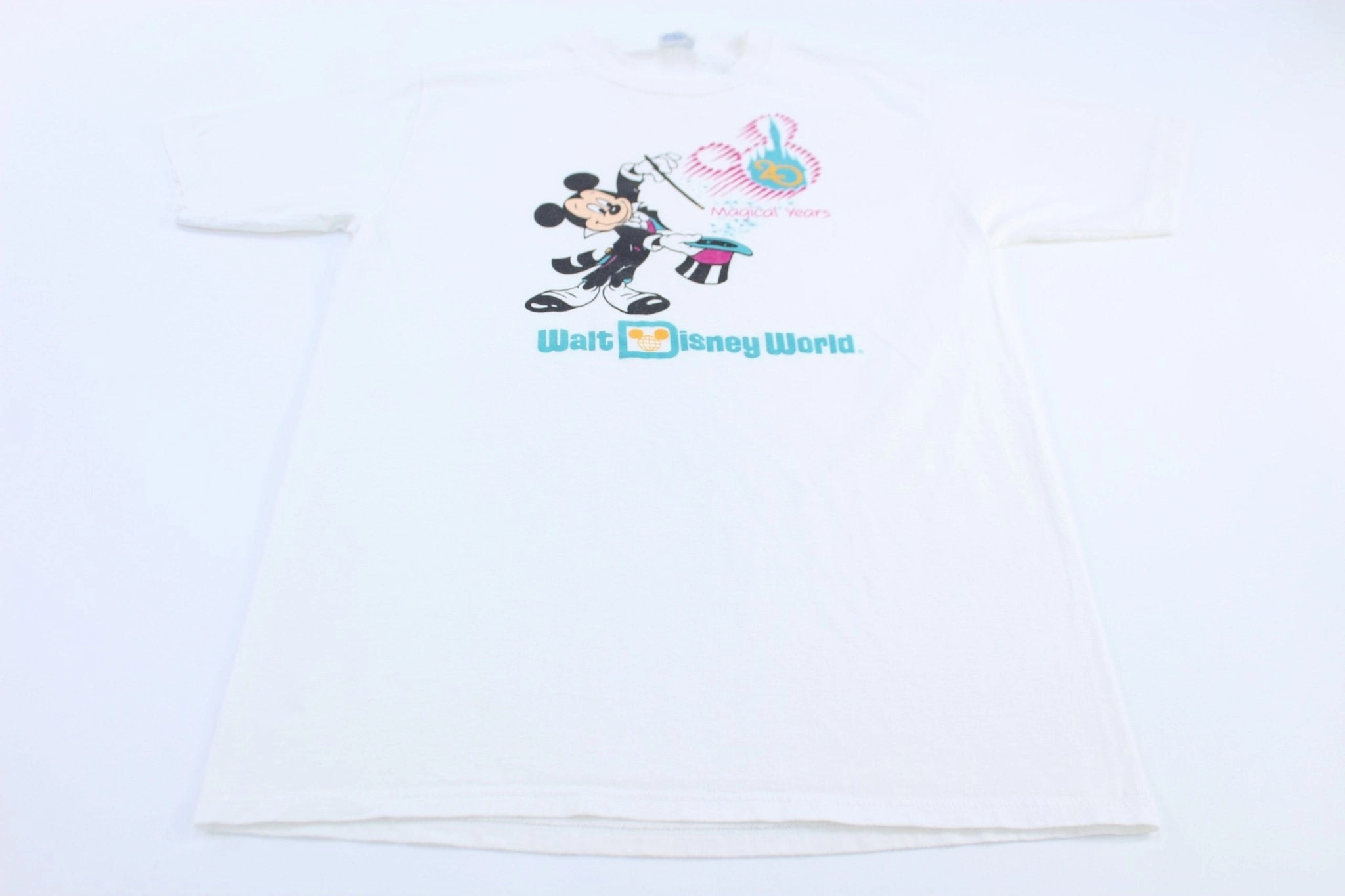Basic Piece 90's Walt Disney World 20 Years Of Magic T-shirt