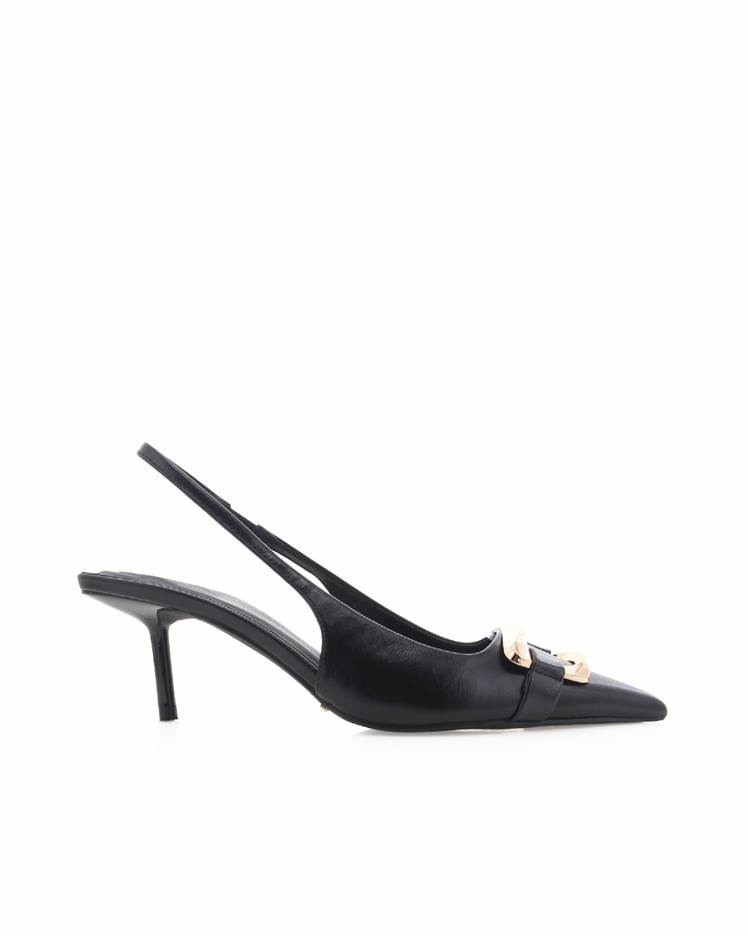 MAEVA - BLACK SHINE Soft Sole High Heels