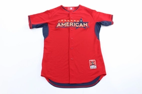 Majestic Embroidered American All Star Game Baseball Jersey Functional Performance Friction Free
