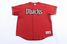 Smooth Zone Paneling Majestic Embroidered Arizona Diamondbacks Baseball Jersey