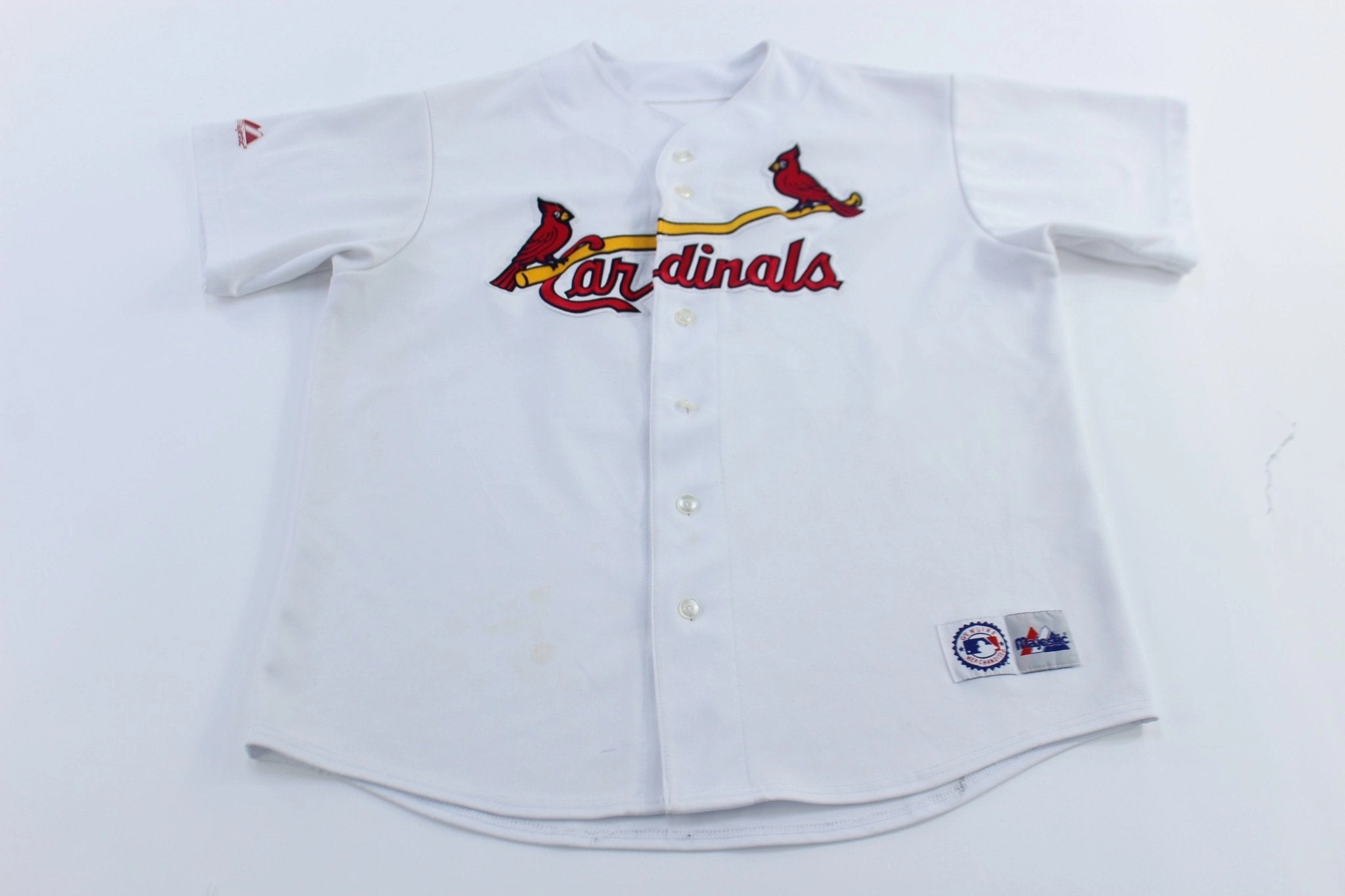 Majestic Embroidered St. Louis Cardinals Scott Rolen Baseball Jersey Street Style