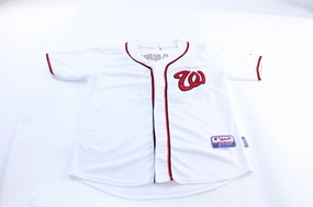 Majestic Washington Nationals Stephen Strasburg Baseball Jersey Moisture Lock Layer
