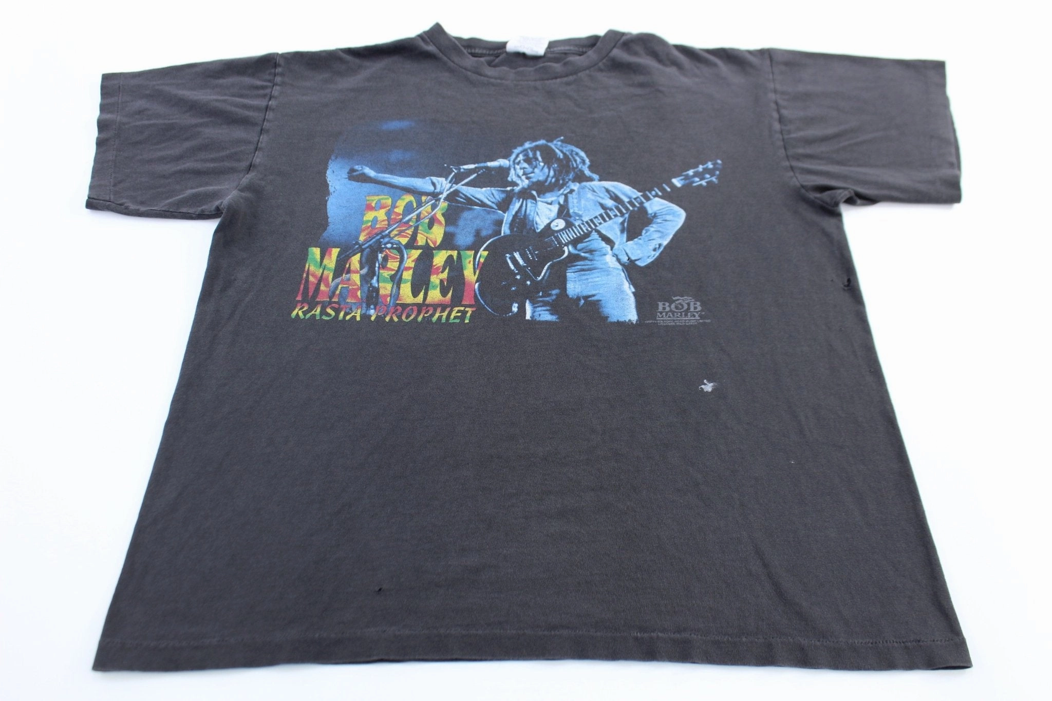 Active Style Trend Geometric precision 90's Bob Marley Rasta Prophet Graphic T-Shirt