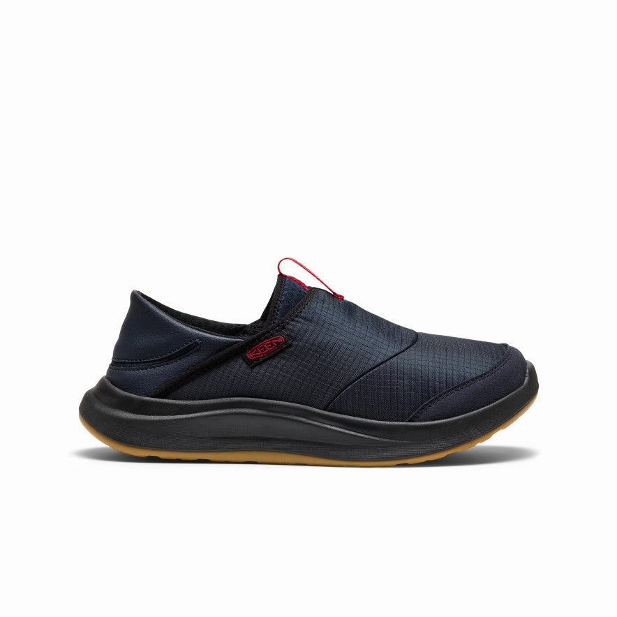 Roll Hike Dawn Step Men's Whyser Slip-On  |  Sky Captain/Racing Red