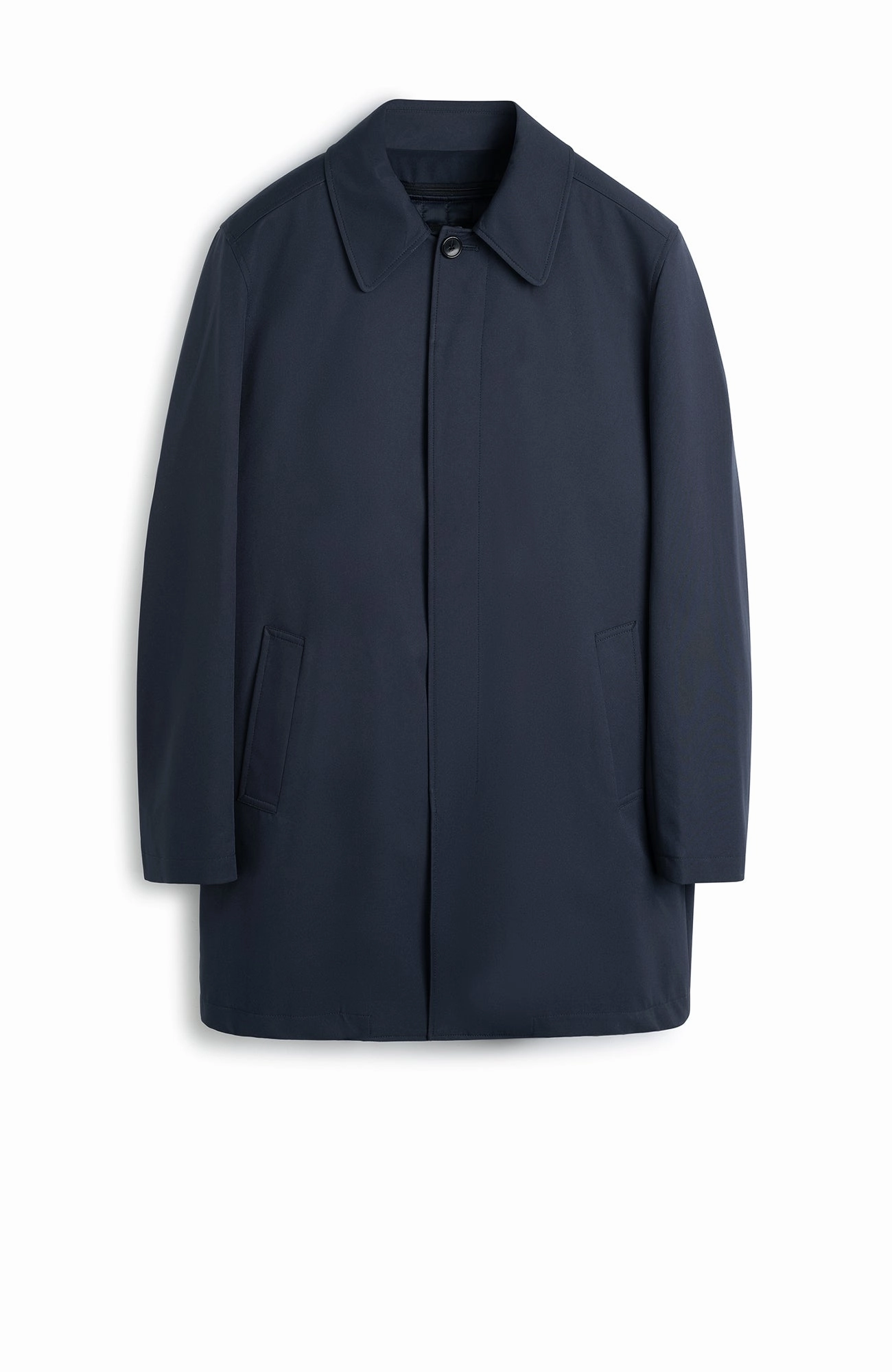 MCCORD RAINCOAT in NAVY Storm Ready Gear Water Resistant Design