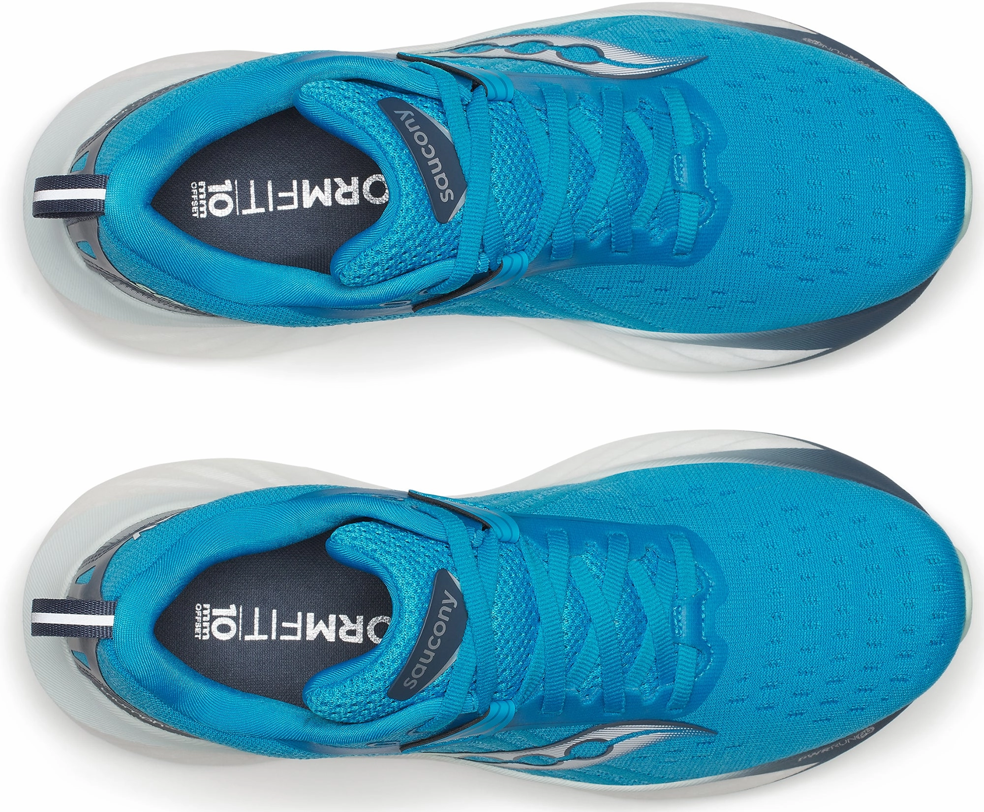 endurance training footwear Saucony Triumph 22 Womens Running Shoes - Blue